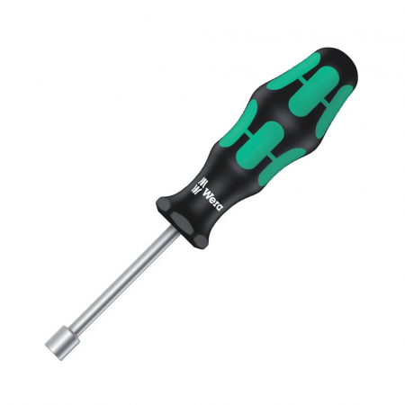 Wera Nutdriver Screwdriver 395 HO 8.0 x 90 x 105 Hexsgon head green anti-roll handle 05029464001 [8]
