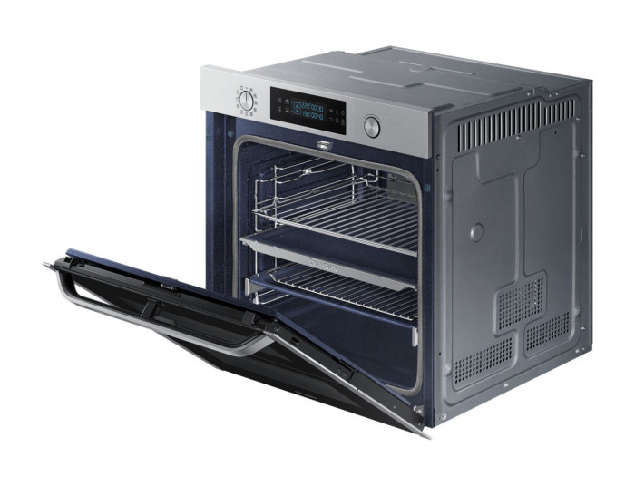 Cuptor incorporabil Samsung Dual Cook Flex , Electric, 75l, Clasa A, Grill, Catalitic, Inox [6]