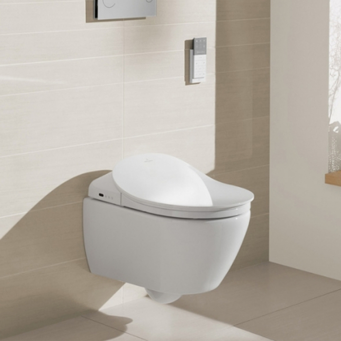 Vas WC suspendat Villeroy & Boch, Subway 2.0, direct flush, pentru capac cu functie de bideu ViClean, alb [3]