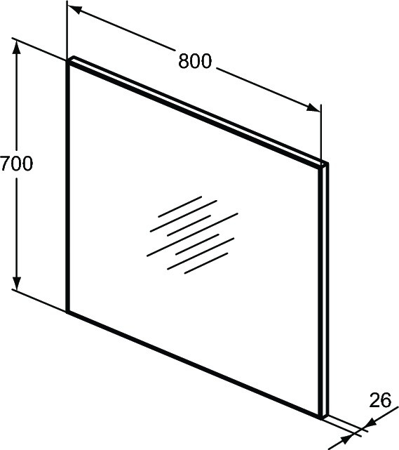 Oglinda Ideal Standard 60x70x2.6cm [7]