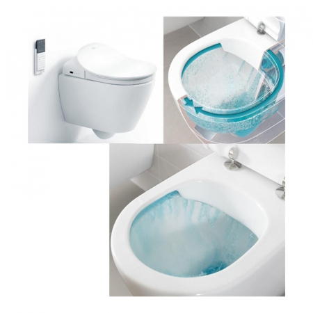 Vas WC suspendat Villeroy & Boch, Subway 2.0, direct flush, pentru capac cu functie de bideu ViClean, alb [6]