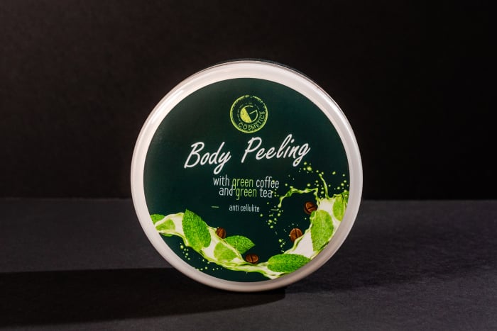 Exfoliant natural cu cafea verde și ceai verde  Scrub revitalizant pentru corp  Detoxifiere și exfoliere delicată [5]