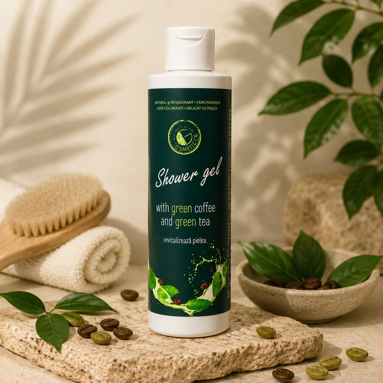 GEL DE DUS CU CAFEA VERDE SI CEAI VERDE [3]