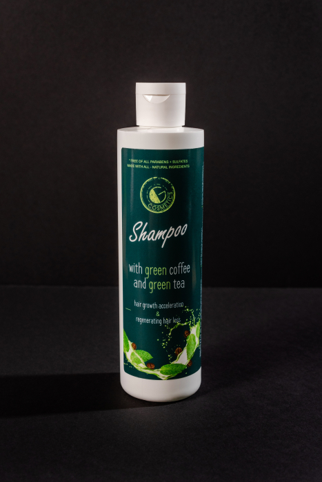 Sampon anticadere si regenerare cu ceai verde si cafea verde 250 ml [4]