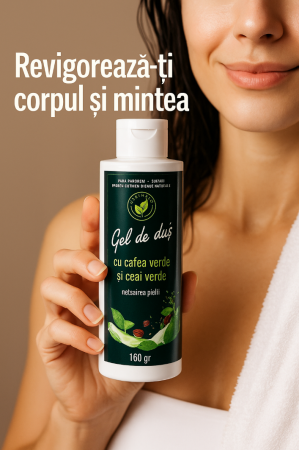 Bath & Body > Body Scrubs - GEL DE DUS CU CAFEA VERDE SI CEAI VERDE