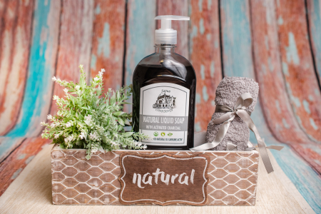 Săpun lichid natural cu cărbune activ și uleiuri esențiale – Detox și hidratare [2]