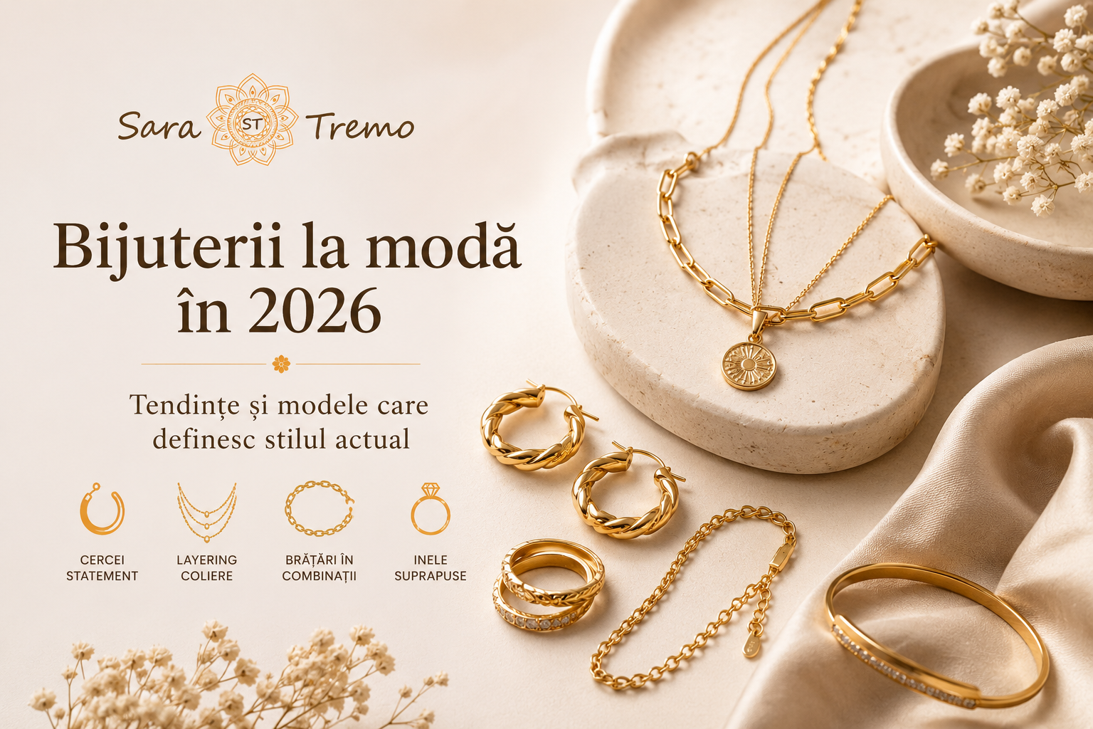 Bijuterii la modă în 2026 – tendințe și modele care definesc stilul actual
