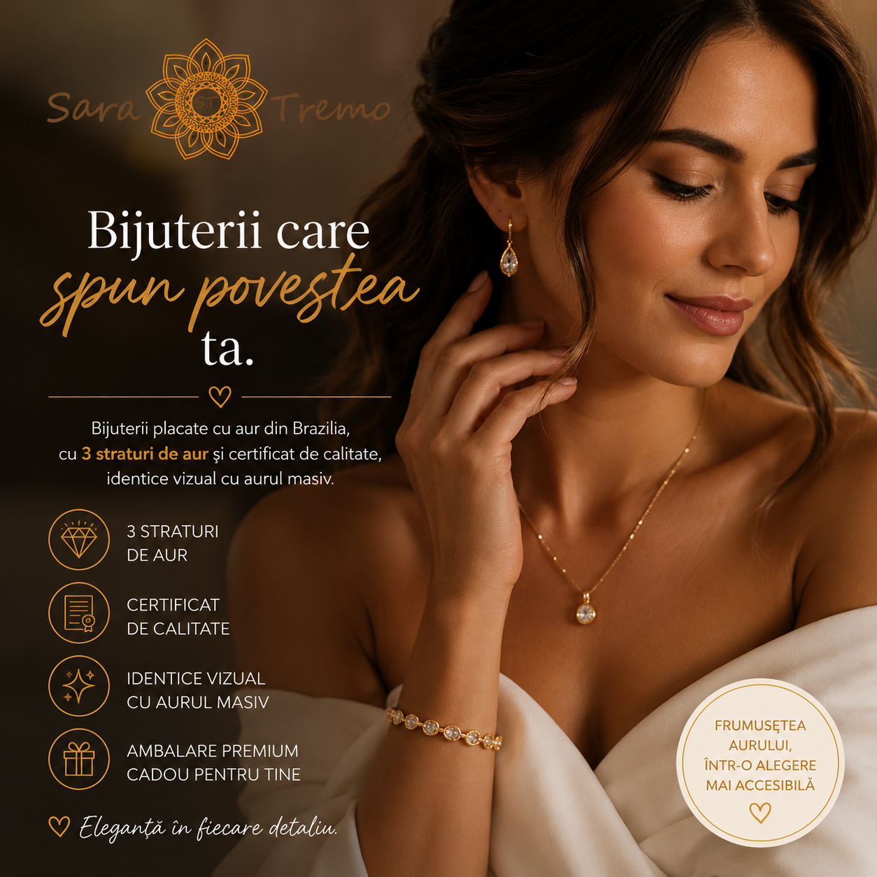 Bijuterii pentru mireasă – cum alegi cerceii, colierul și accesoriile pentru nuntă