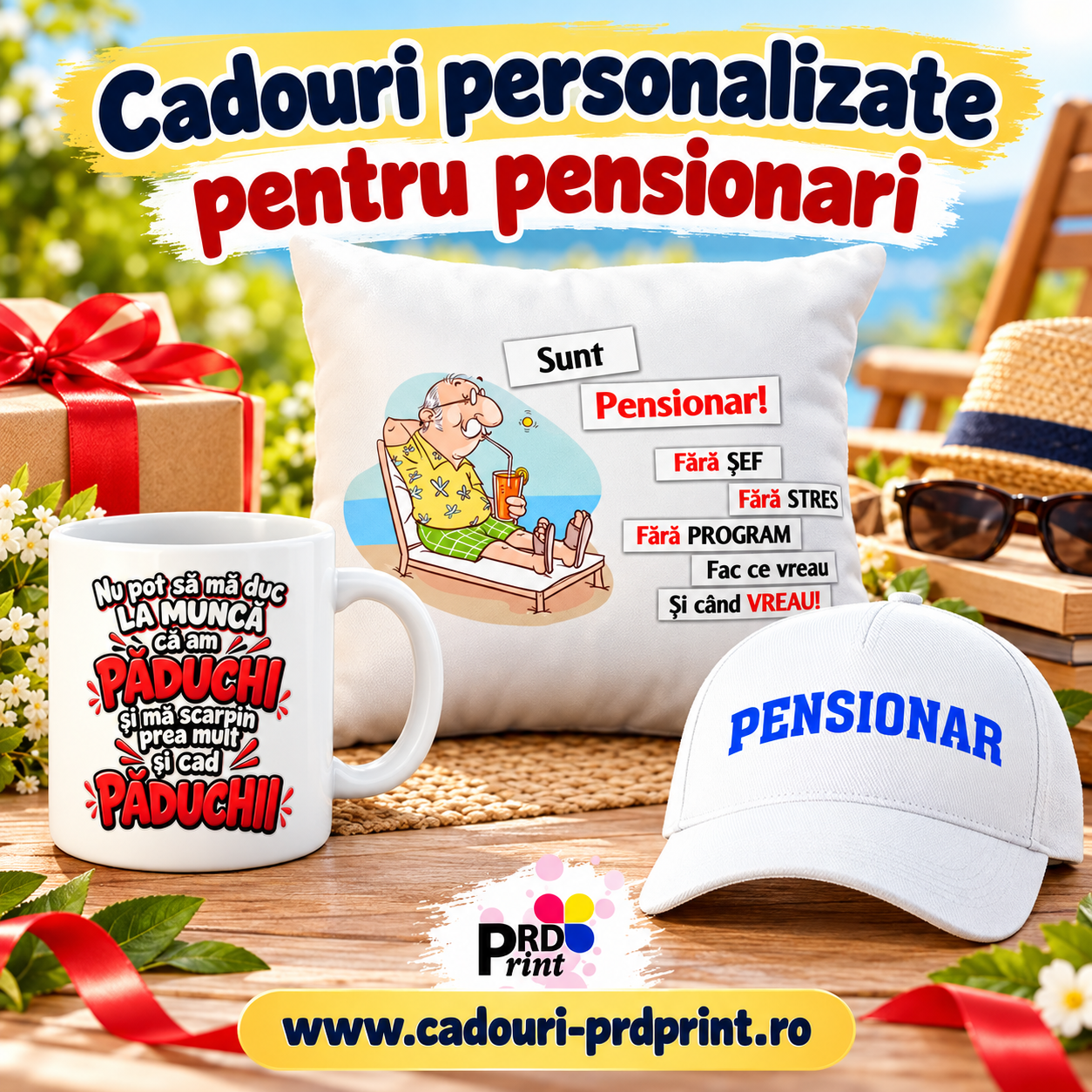Cadouri personalizate pensionare care vor fi ținute minte mereu