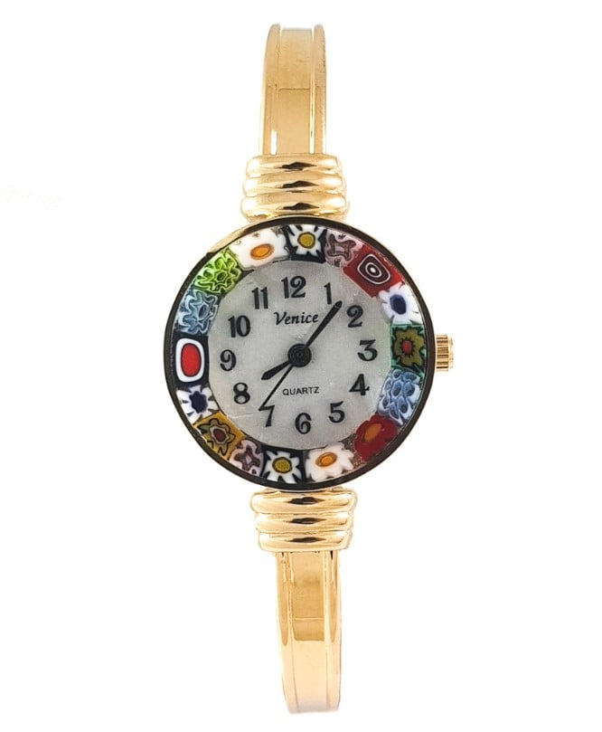 ceas elegant cu sticla de Murano - SaraTremo