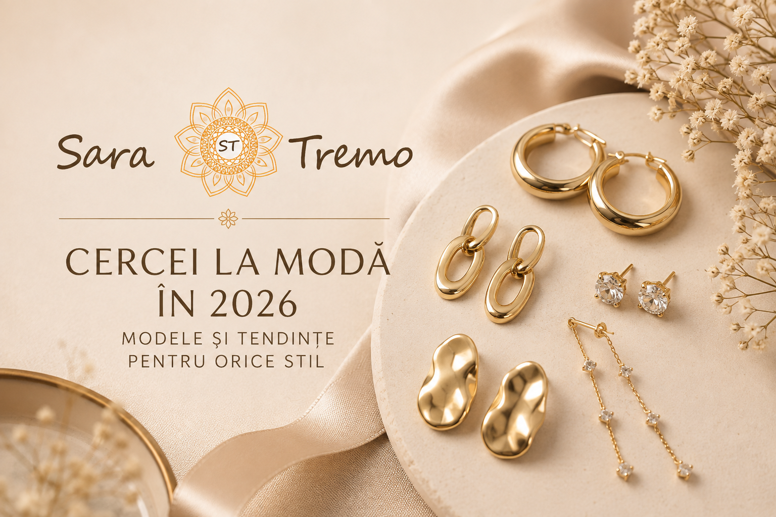 Cercei la modă în 2026 – modele și tendințe pentru orice stil