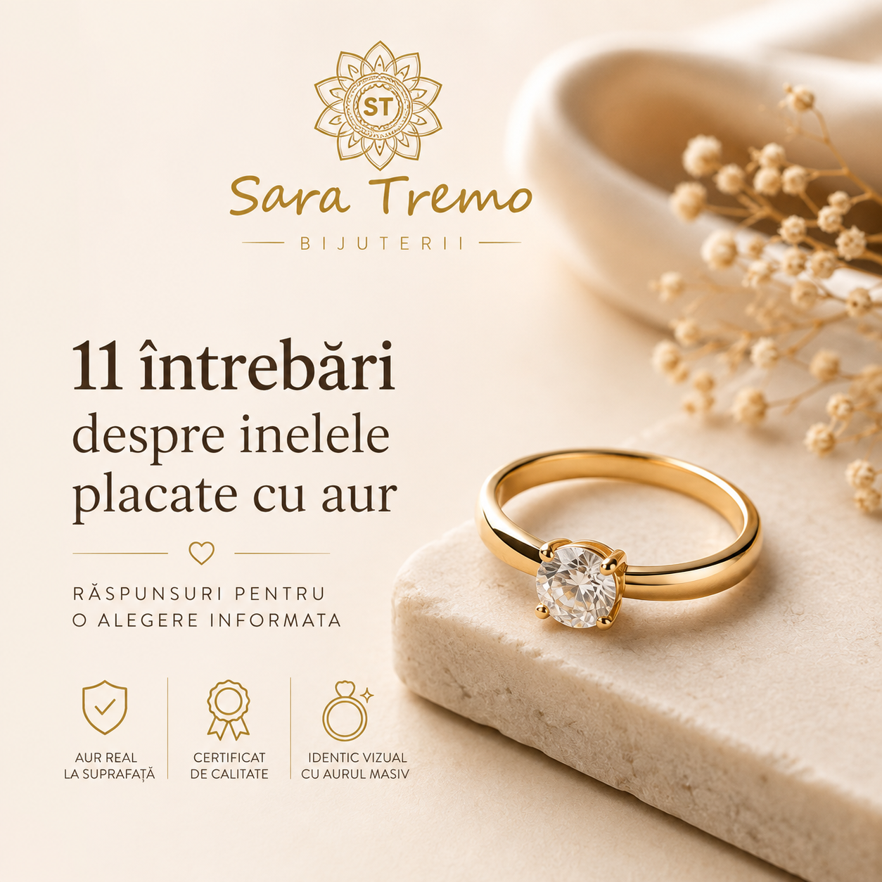 Inele placate cu aur – răspunsuri la 11 întrebări importante înainte să cumperi