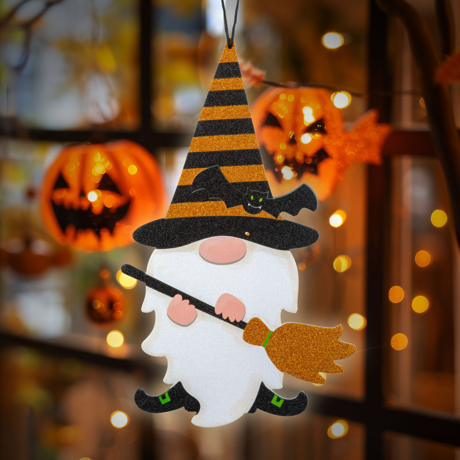 Decorațiune de Halloween - elf - poate fi agațată - spumă - 44 x 26 cm [0]