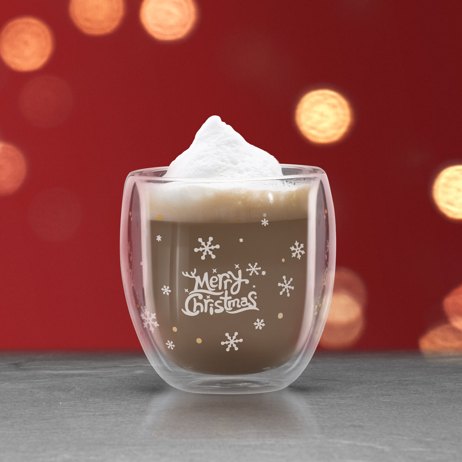 Pahar de Crăciun cu perete dublu - 300 ml [0]