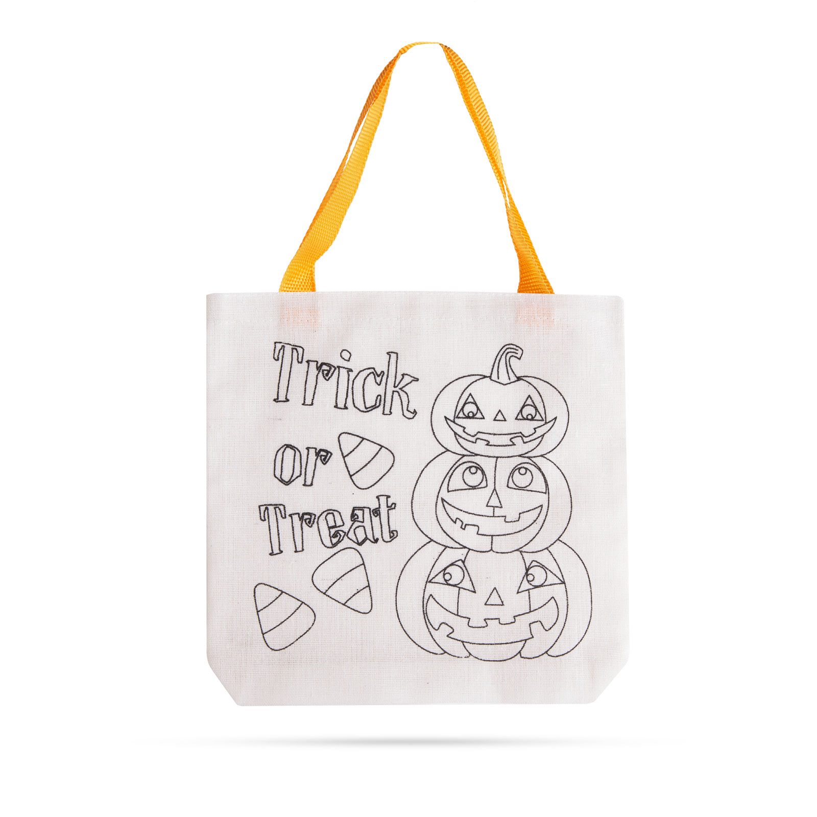 Geanta cadou colorata - dovleac de Halloween - cu 4 straturi de fetru [0]