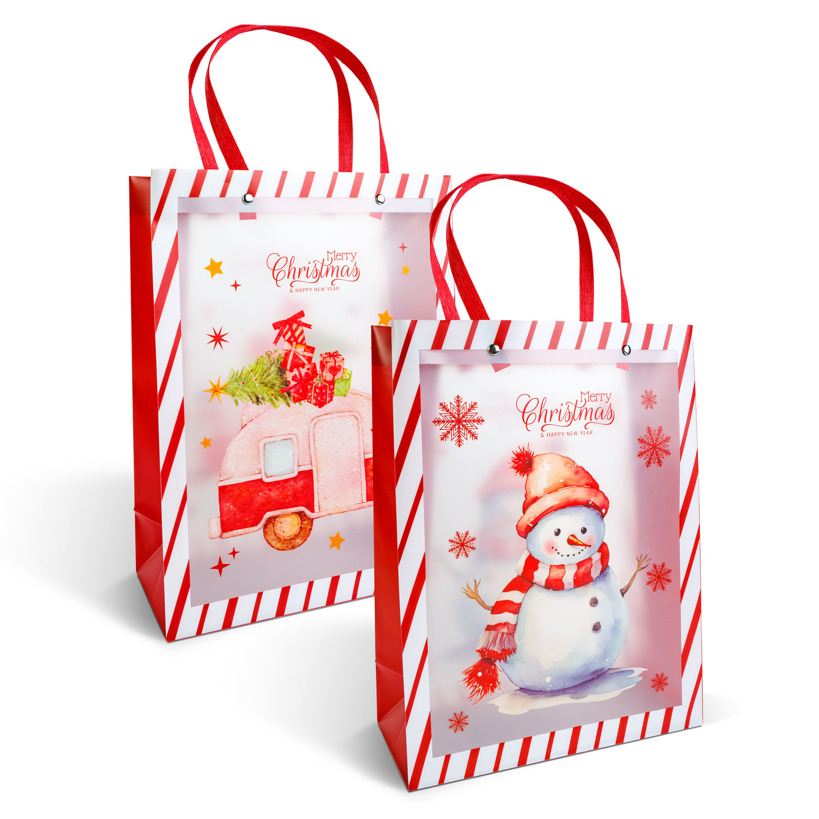 Cadouri romantice si Ziua Indragostitilor - Pungă de cadouri de Crăciun - 32 x 25 x 11 cm - 2 modele