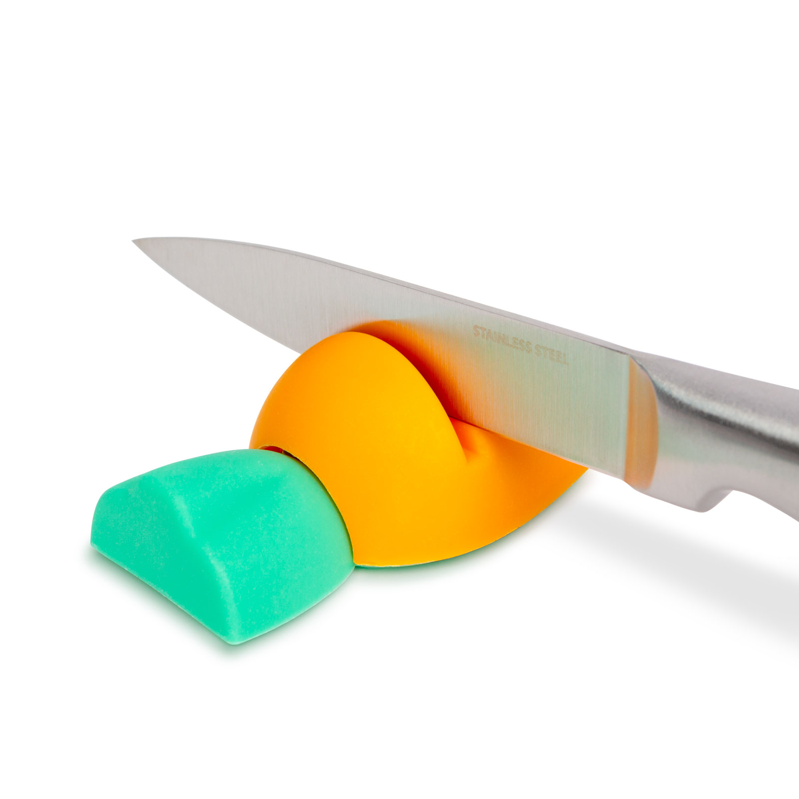 Ascuțitor de cuțite - formă de morcov - 9,5 x 4,8 cm [0]