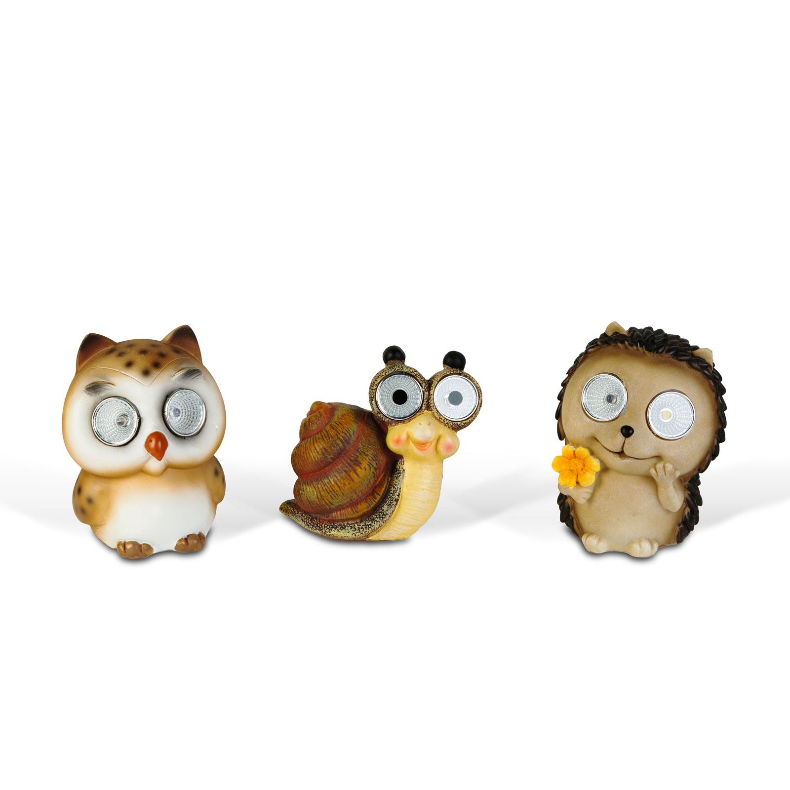 Lampa solara LED animale gradina, 10 cm, 2 LED alb cald, decor exterior, 3 modele [1]