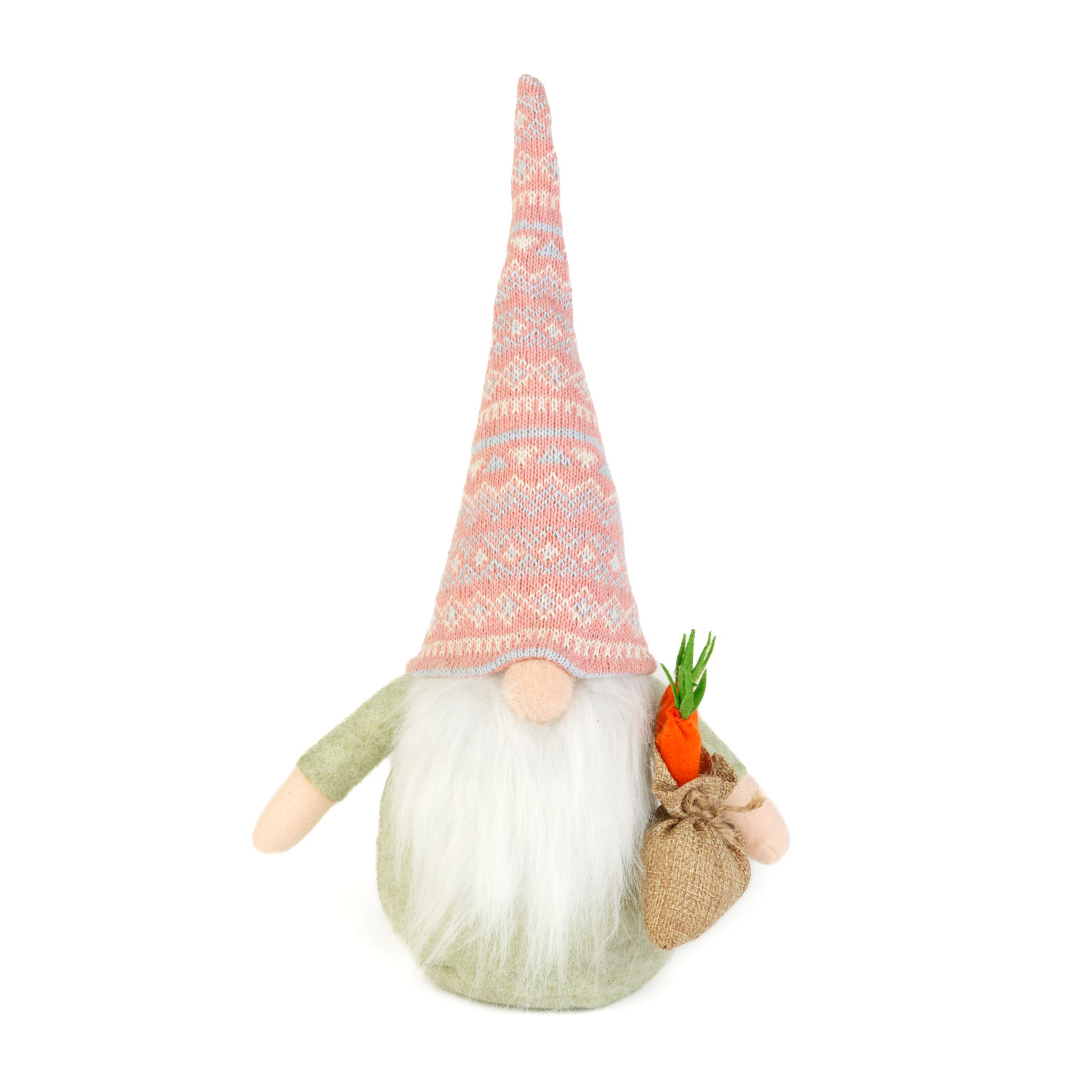 Decor spiridus textil 40 cm, decor Paste, ornament casa, figurina decorativa, verde [1]