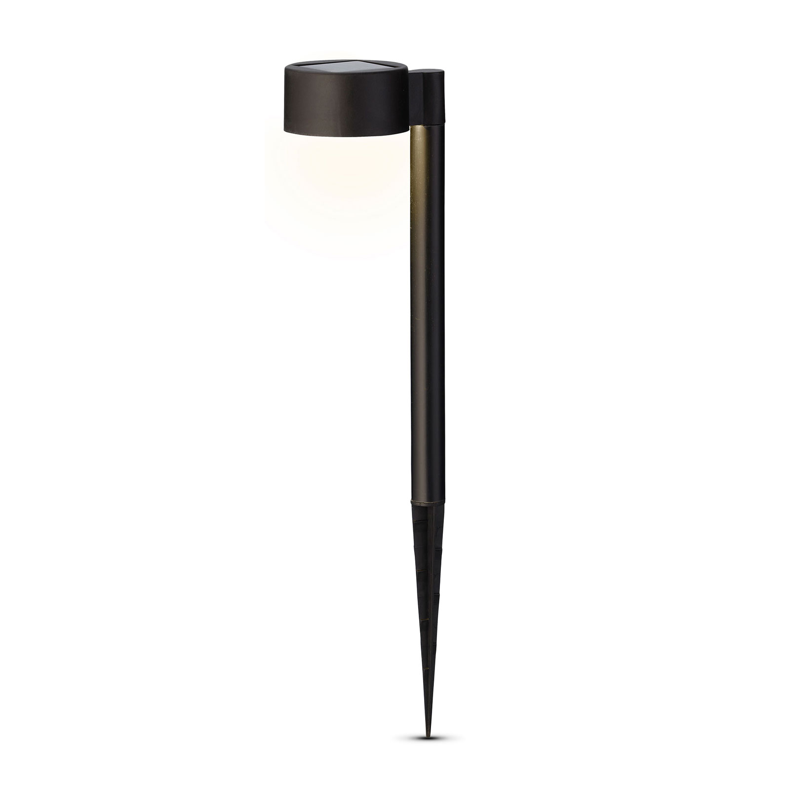 Lampa solara LED gradina cu tarus, 31.5 cm, iluminat exterior, aprindere automata, lumina alba rece [1]