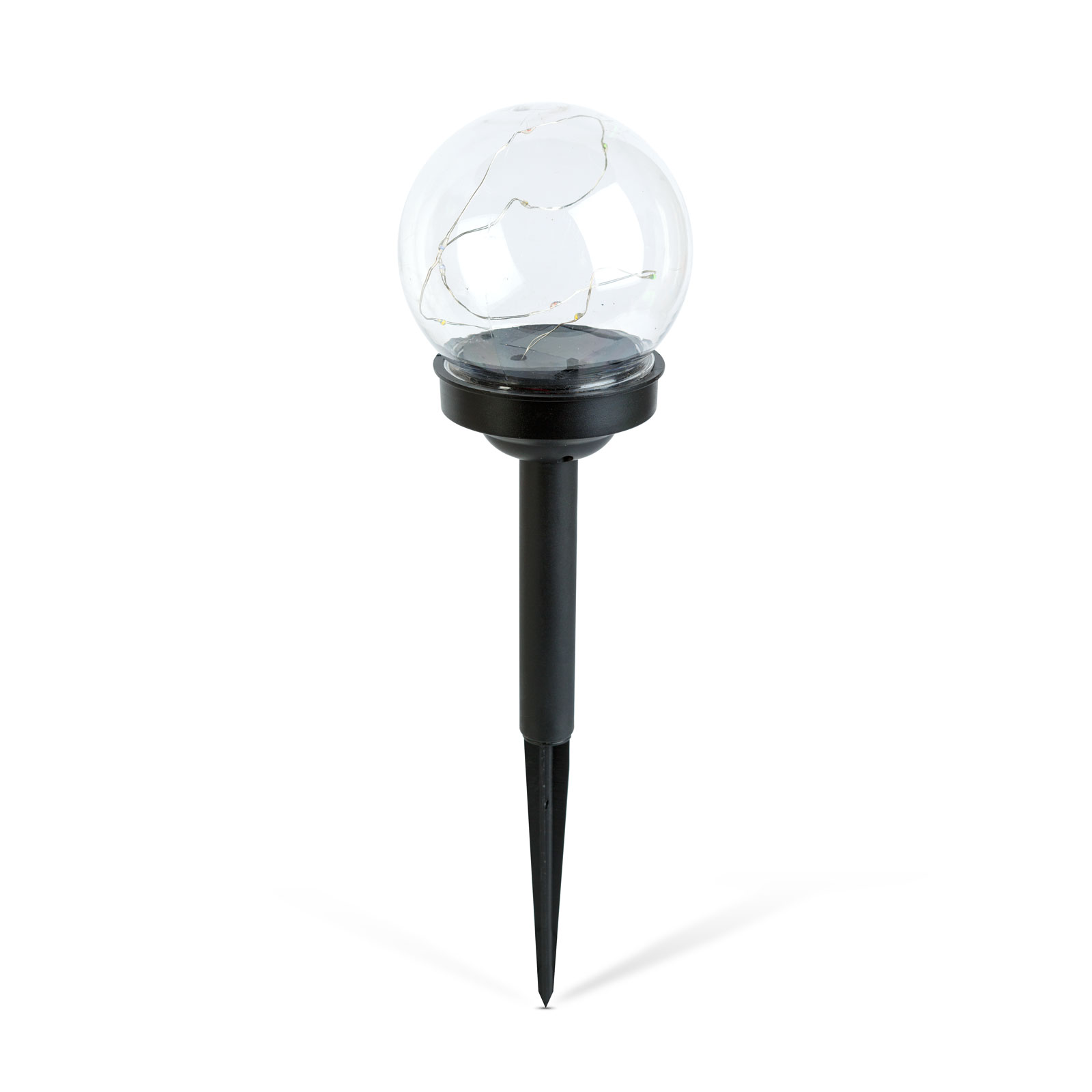 Lampa solara LED sferica colorata, cu tarus, iluminat gradina, aprindere automata, decor exterior [1]