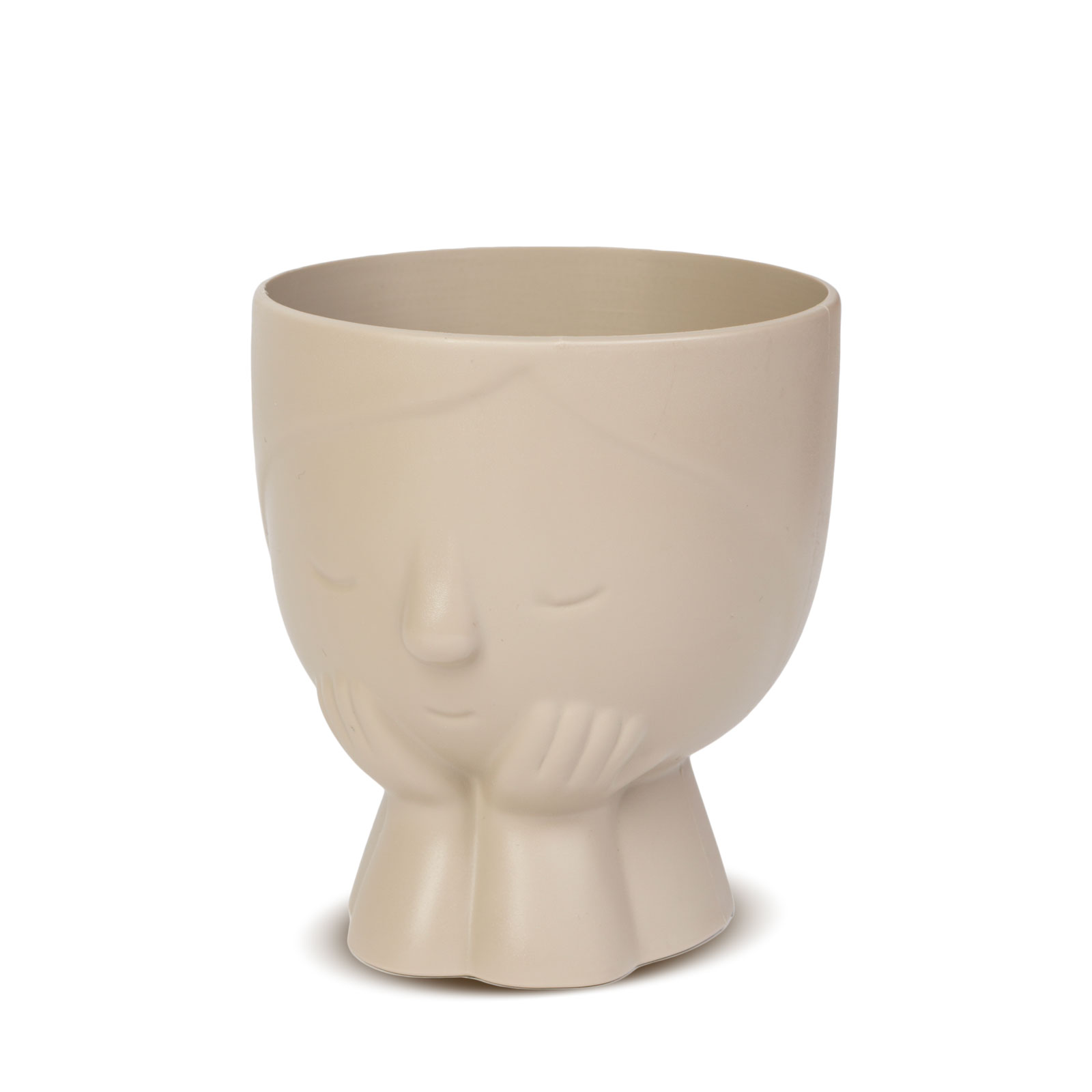 Ghiveci decorativ fata 10 cm, 5 culori pastel, pentru plante sau depozitare, decor interior [1]