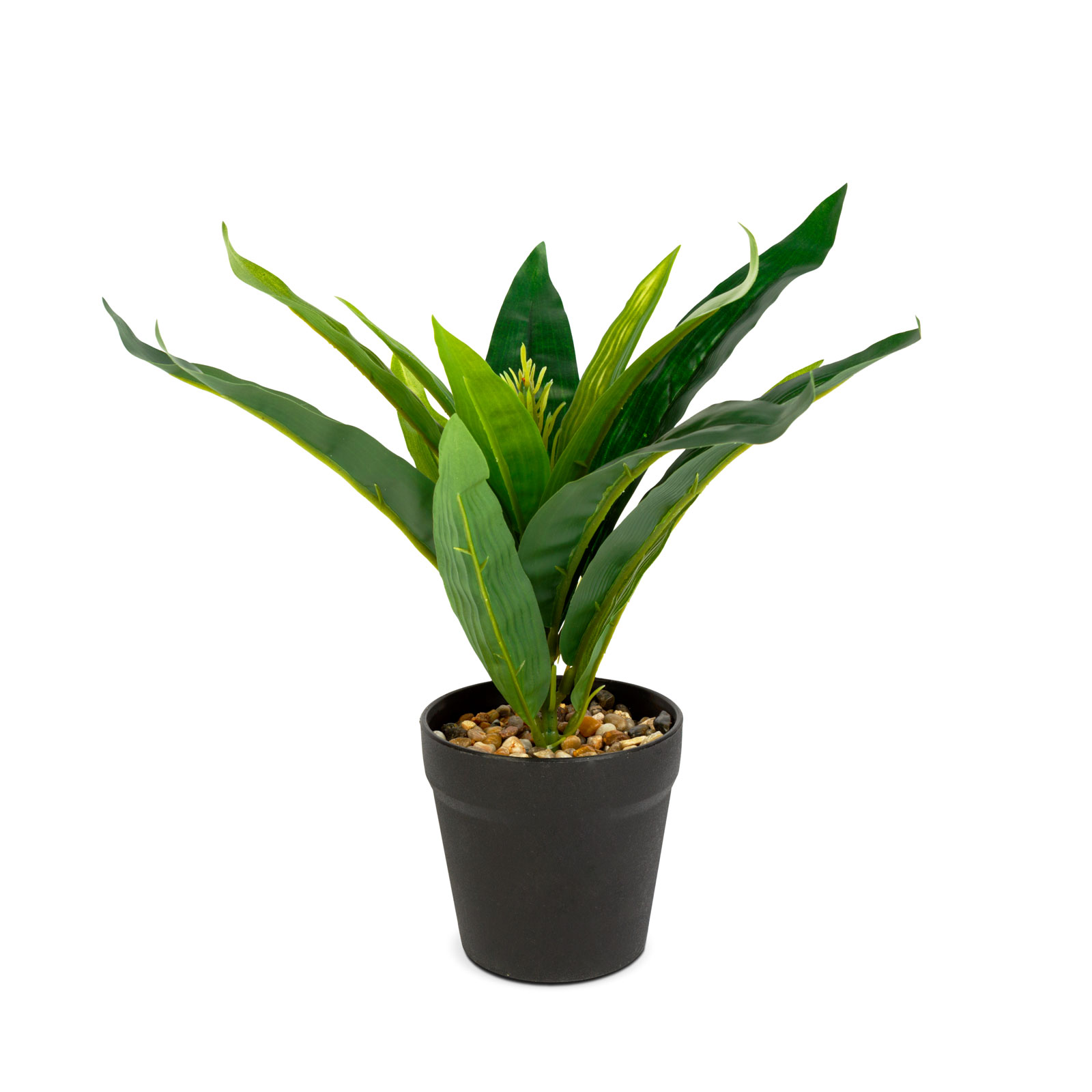 Planta artificiala decorativa verde 20 cm, in ghiveci, design realist, decor casa birou [1]
