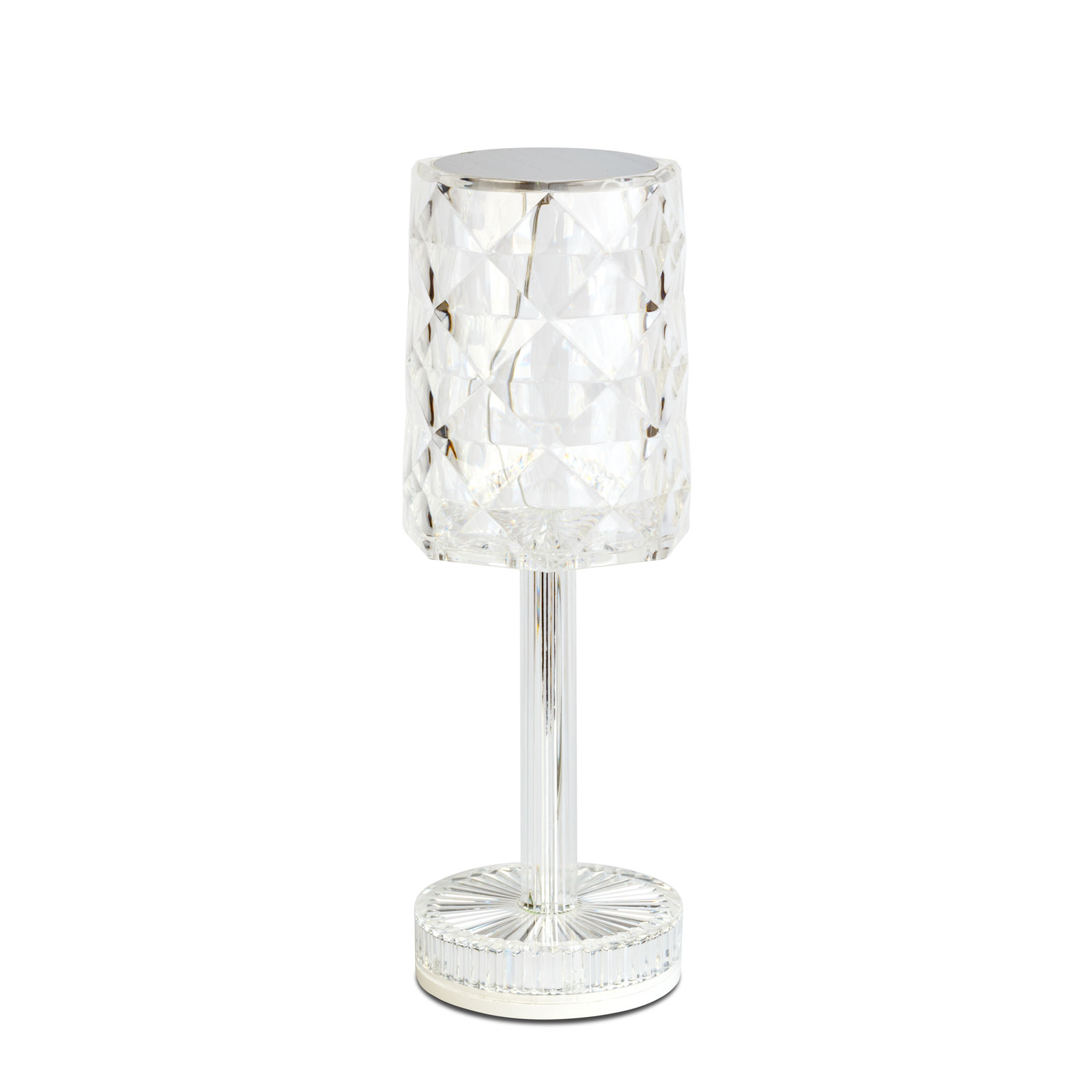 Lampa de masa - transparenta - caldura reglabila de culoare, luminozitate - baterie - USB [1]