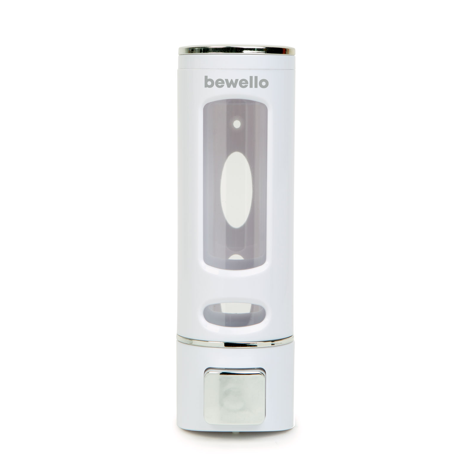 Dozator de săpun manual, pentru perete, cu capacitate de 400 ml, culoare albă [1]