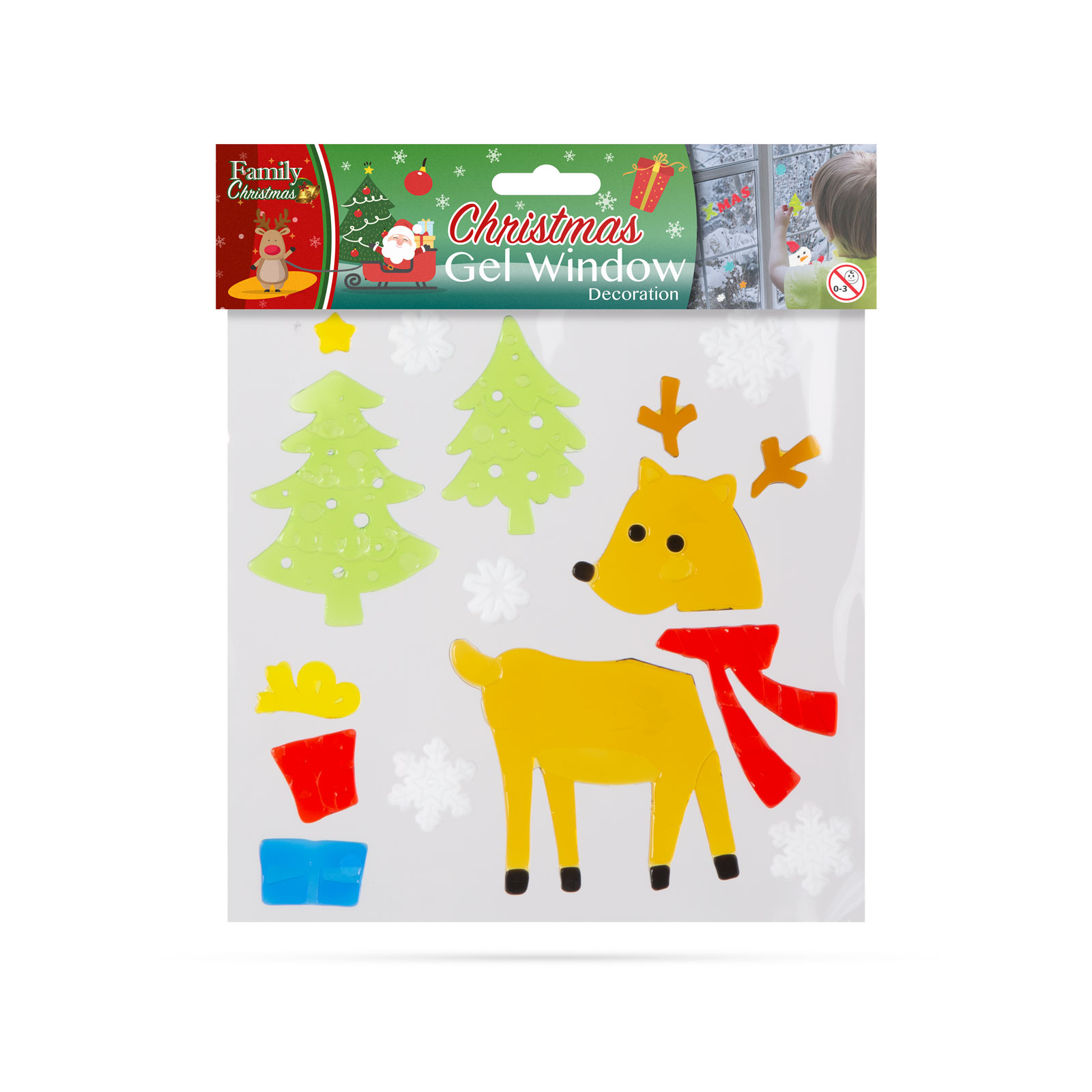 Decorațiuni pentru ferestre cu gel - Crăciun [1]
