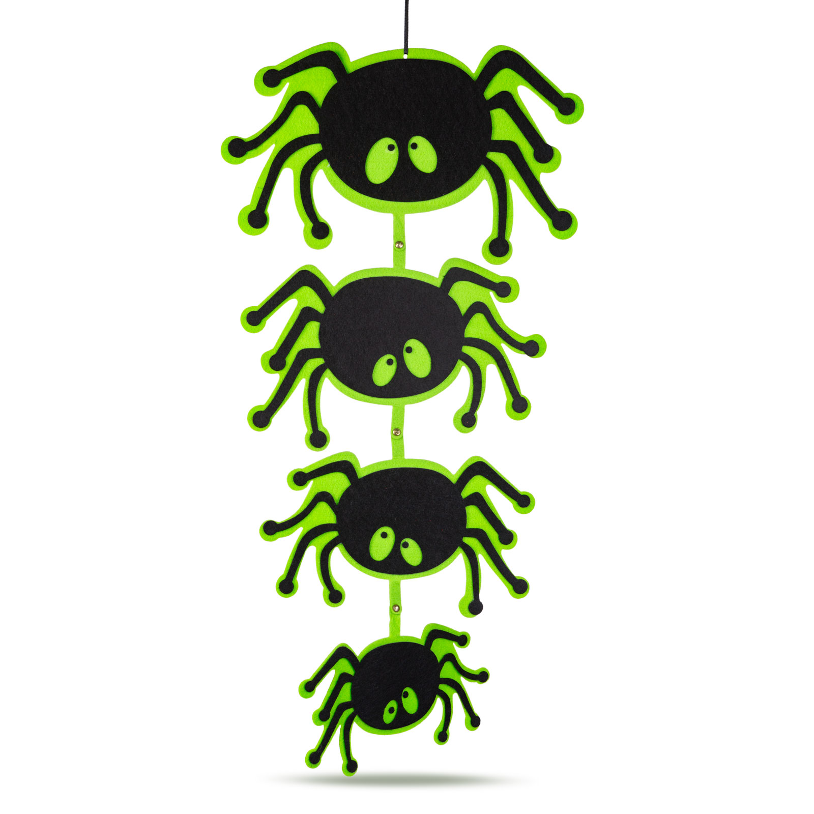 Decorațiune de Halloween - paianjen - poate fi agățat - fetru - 63 x 32 cm [1]