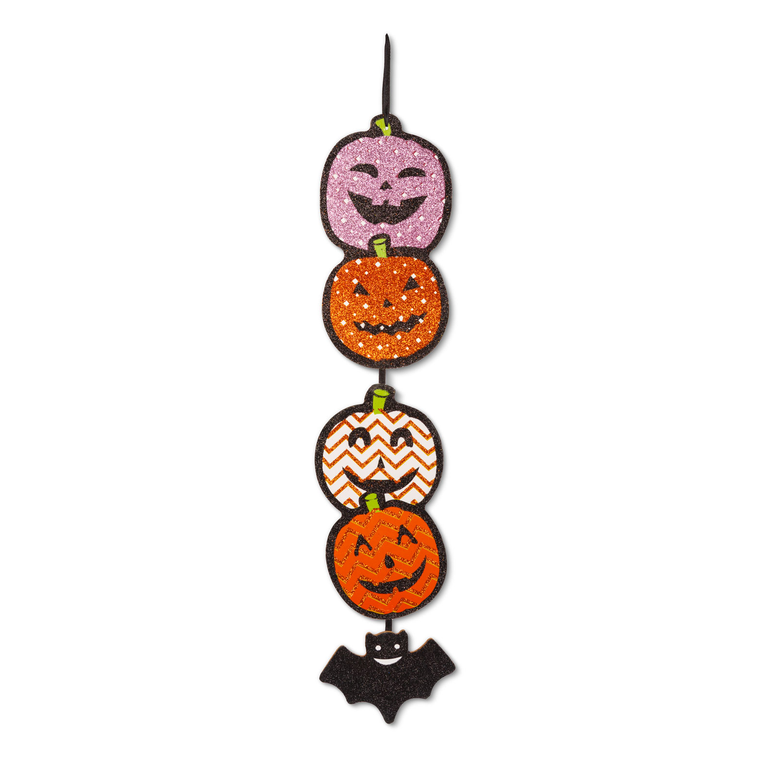 Decorațiune de Halloween - dovleac - agățabilă - lemn - 62 x 13 cm [1]