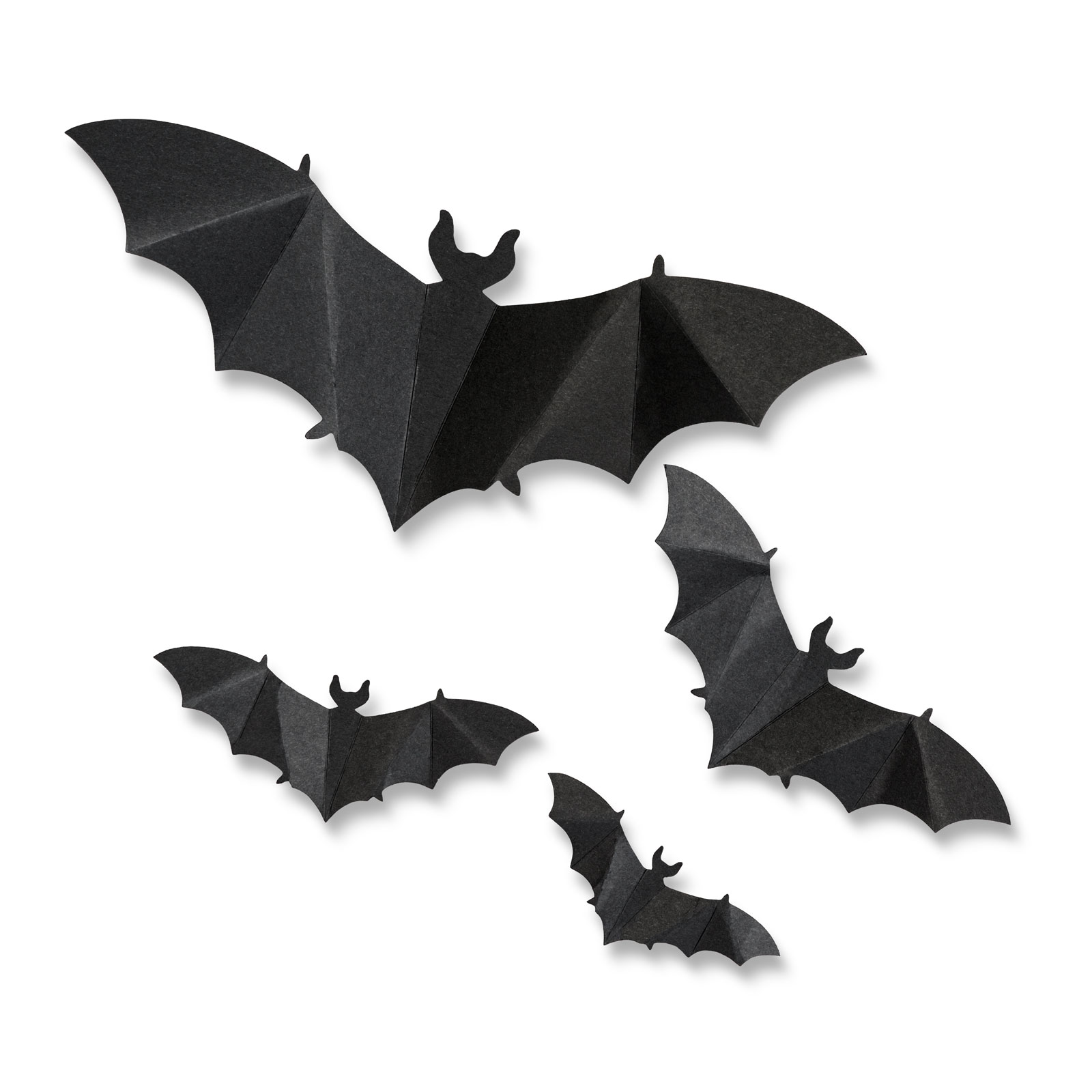 Decor Halloween - set lilieci - autoadeziv - negru - 30 buc / pachet [1]