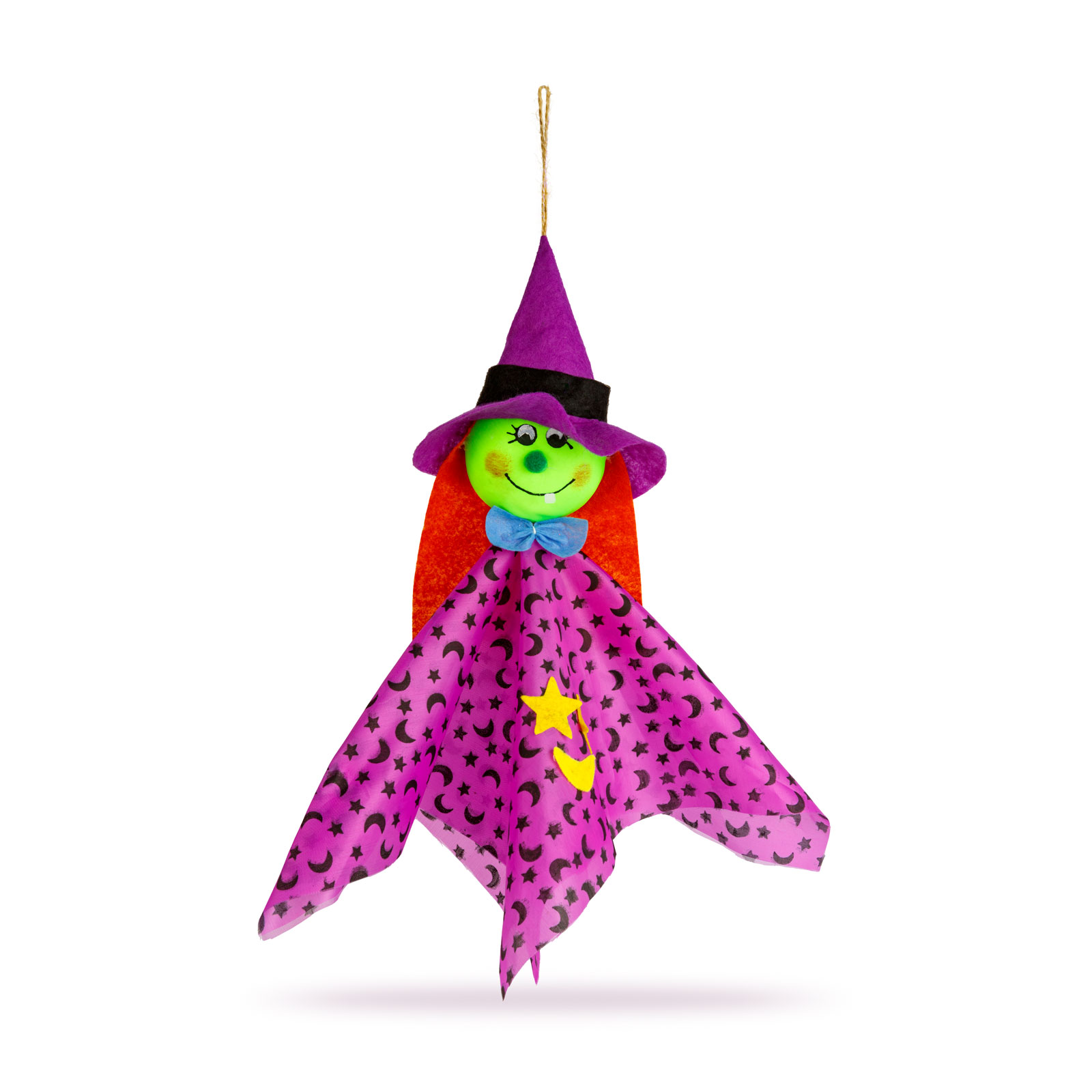 Decorațiune de Halloween - suspendabilă - vrăjitoare - 48 x 44 cm [1]