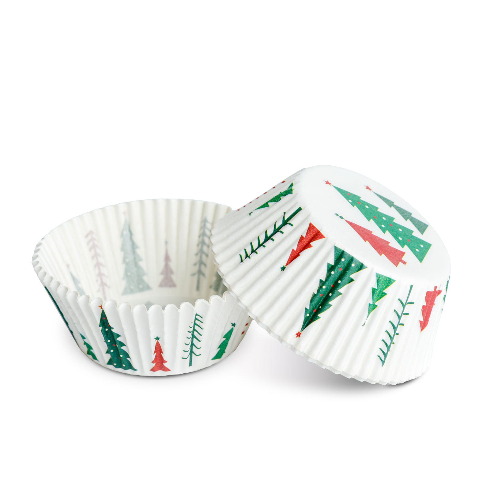 Set de hartie pentru briose - Craciun - 100 bucati / pachet [1]