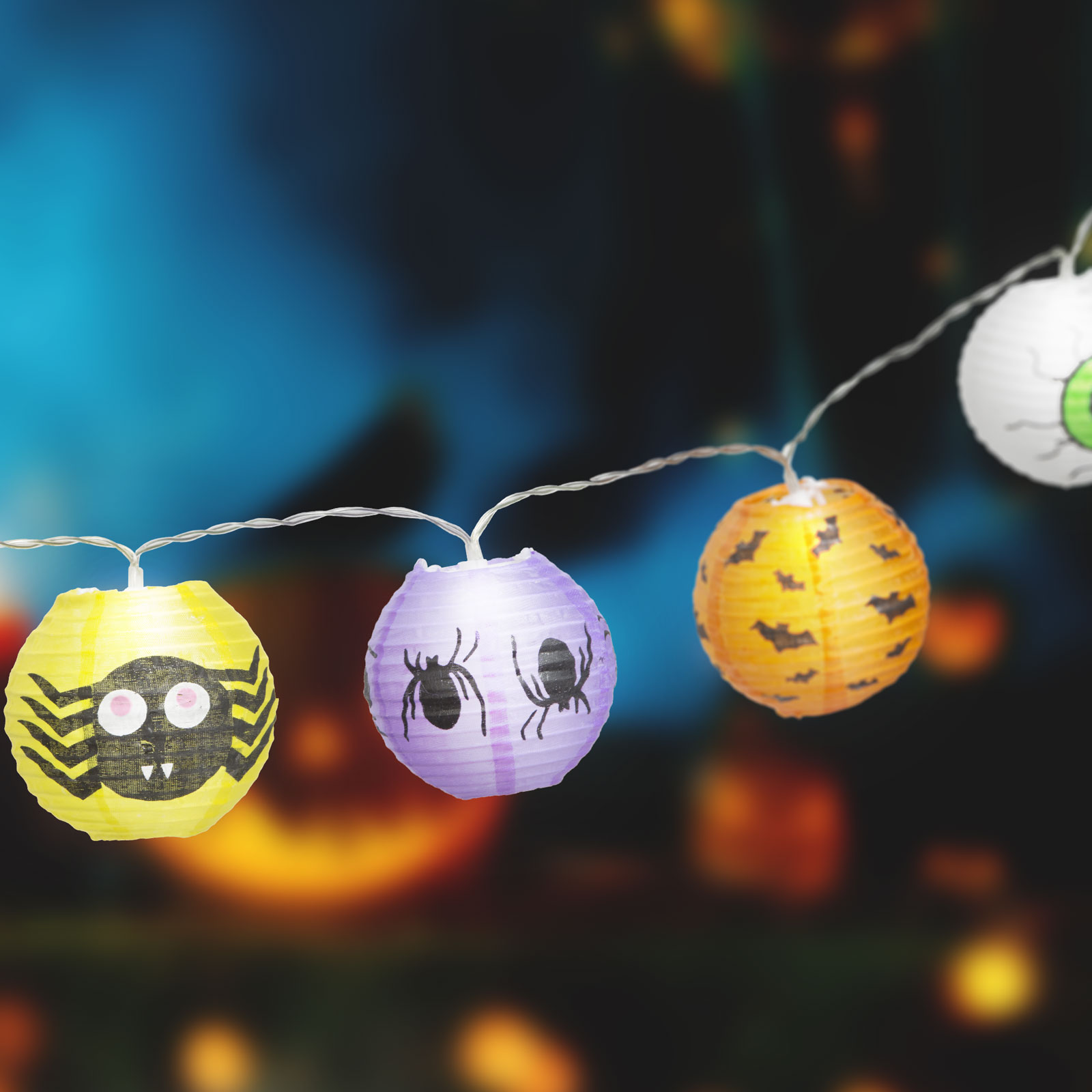 Lampă de Halloween - 7,5 x 110 cm - 2 x baterii AA [0]