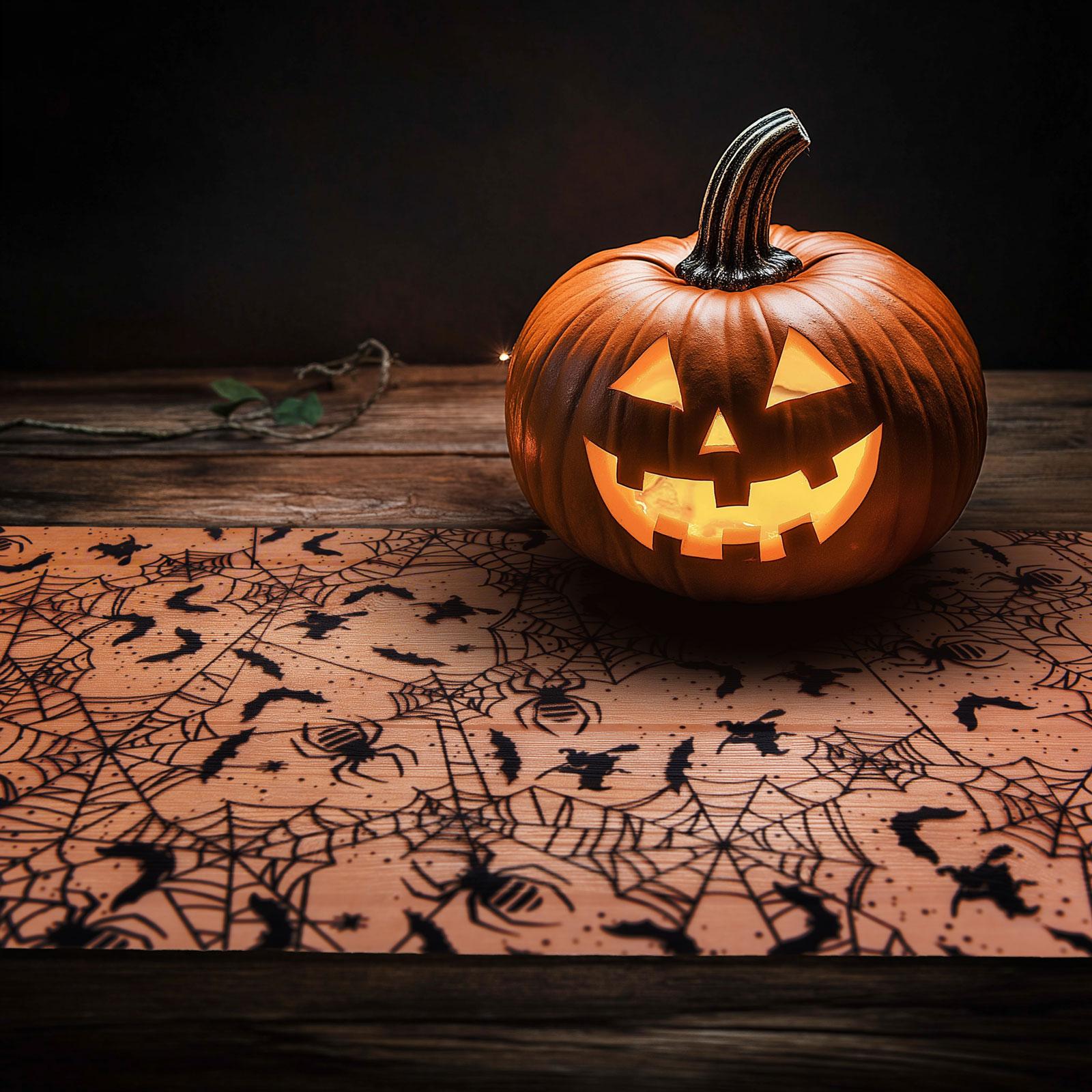 Față de masă - cu motive de Halloween - 180 x 28 cm [1]