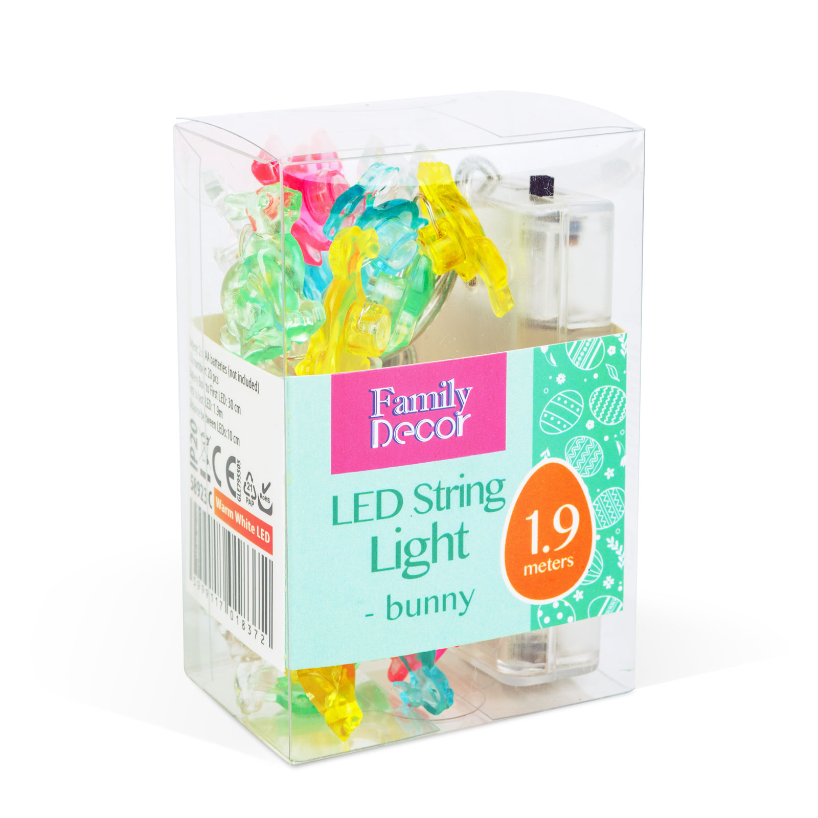 Șir de lumină LED - iepuraș - 2 m - 20 LED - 2 x AA [1]