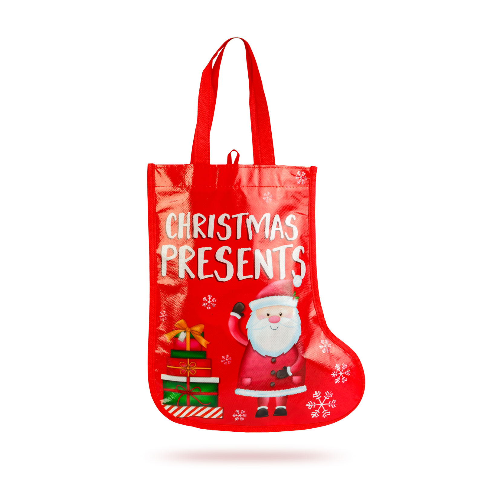 Pungă de cadou de Crăciun - cizmă - 33 cm - roșu [1]