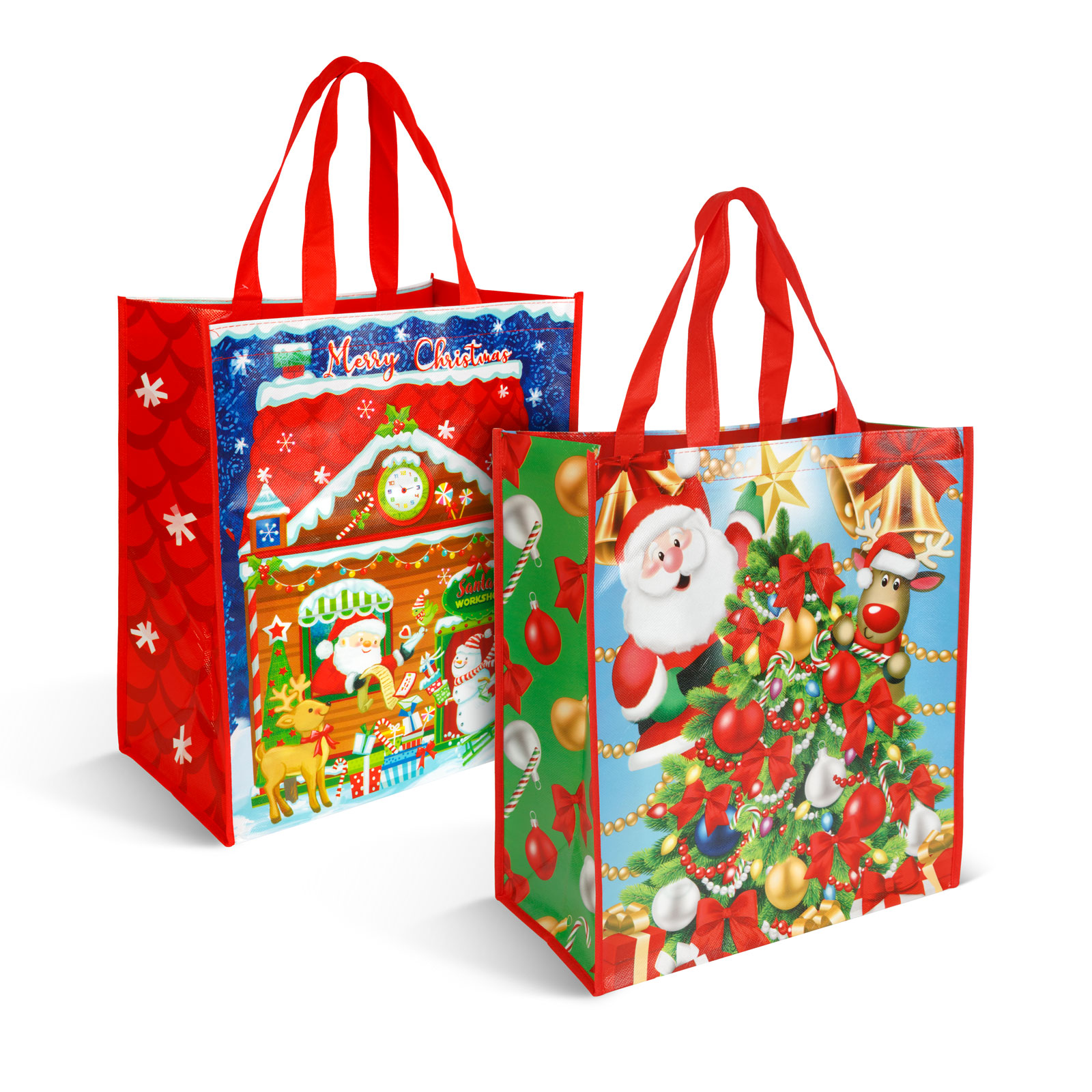 Cadouri romantice si Ziua Indragostitilor - Pungă de cadouri de Crăciun - 35 x 39 x 18 cmm - 2 modele