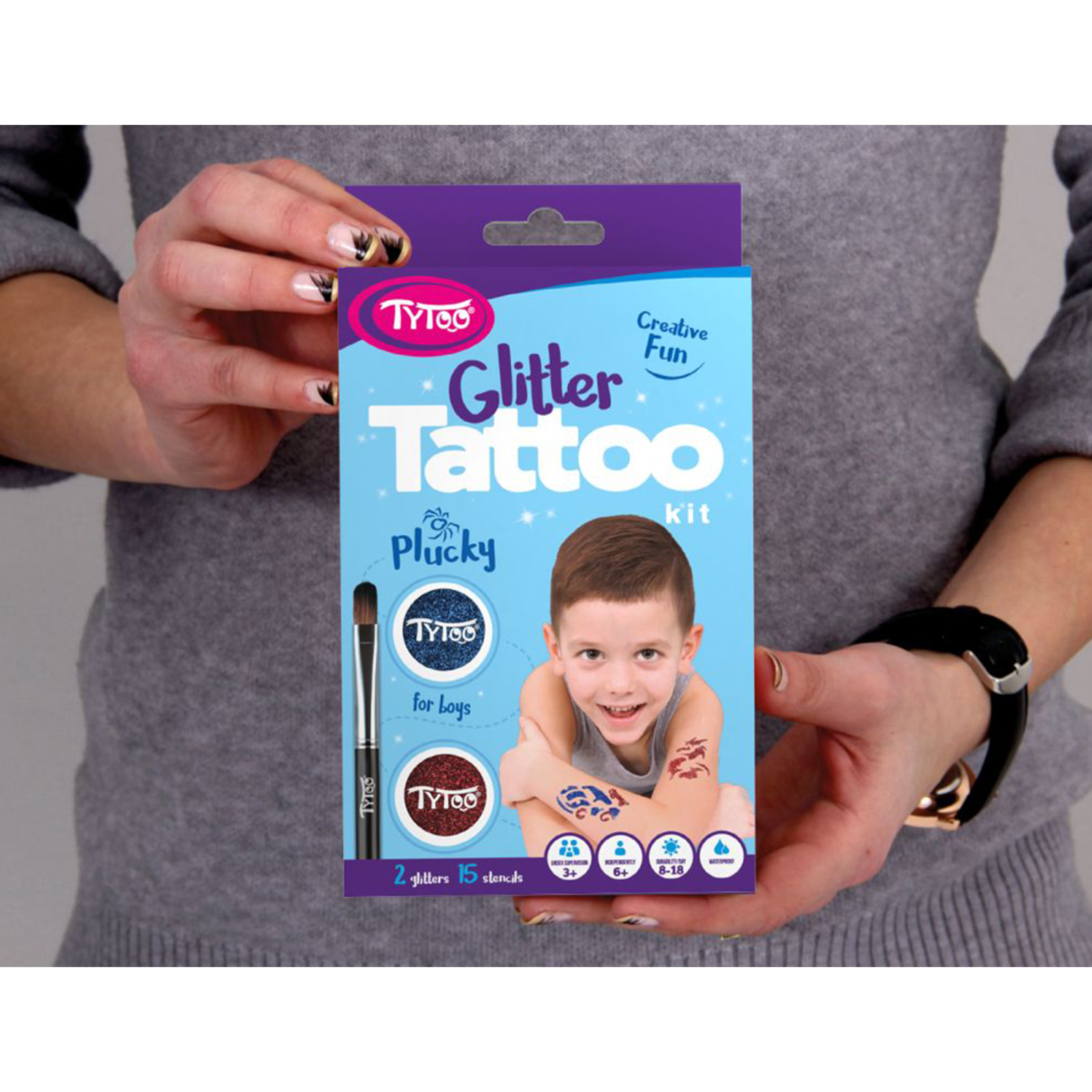 Set de tatuaj cu sclipici [1]