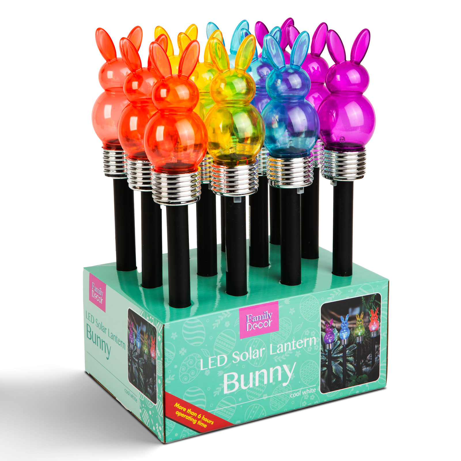 Lampa solara gradina iepuras Paste cu LED alb [2]