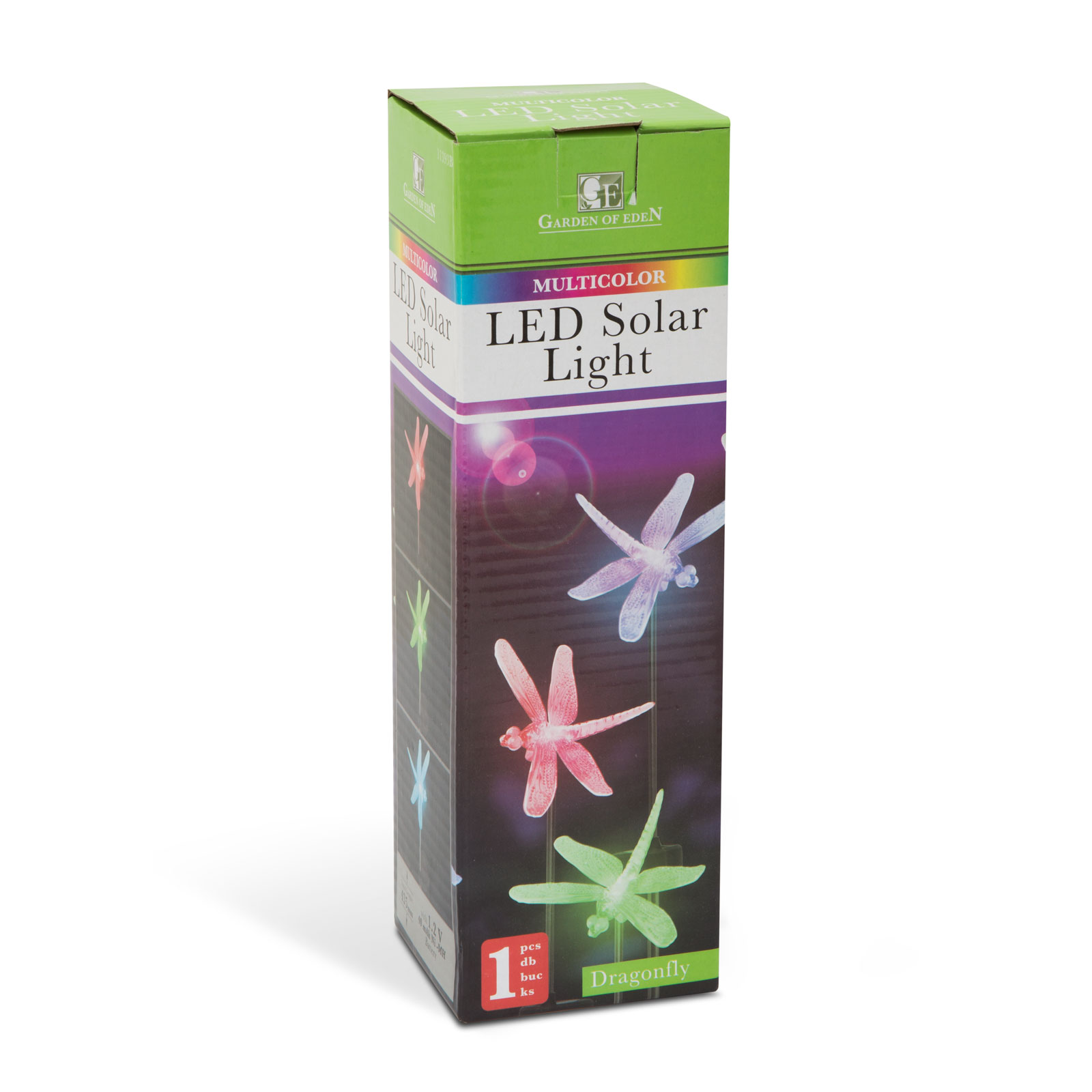 Lampa solara gradina LED RGB libelula, iluminat solar gradina multicolor [2]