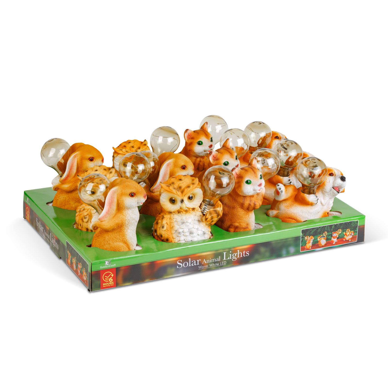 Figurine solare pentru grădină - 4 modele - 5 LED-uri alb cald - 15 cm [2]