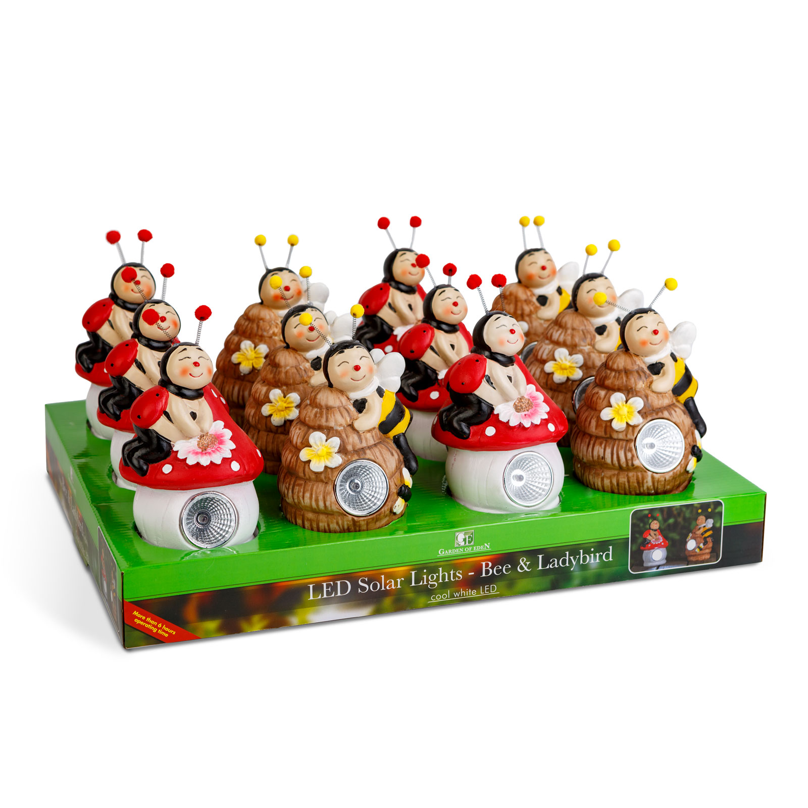 Figurine solare animale - 2 tipuri - 1 LED alb - 8,5 x 8 x 15 cm [2]