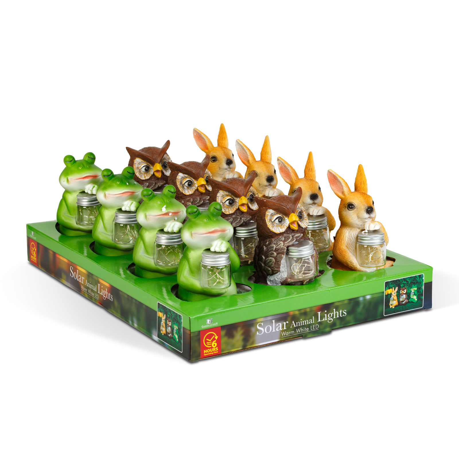 Lampa solara LED animale gradina, 15 cm, 10 LED alb cald, decor exterior, 3 modele [2]