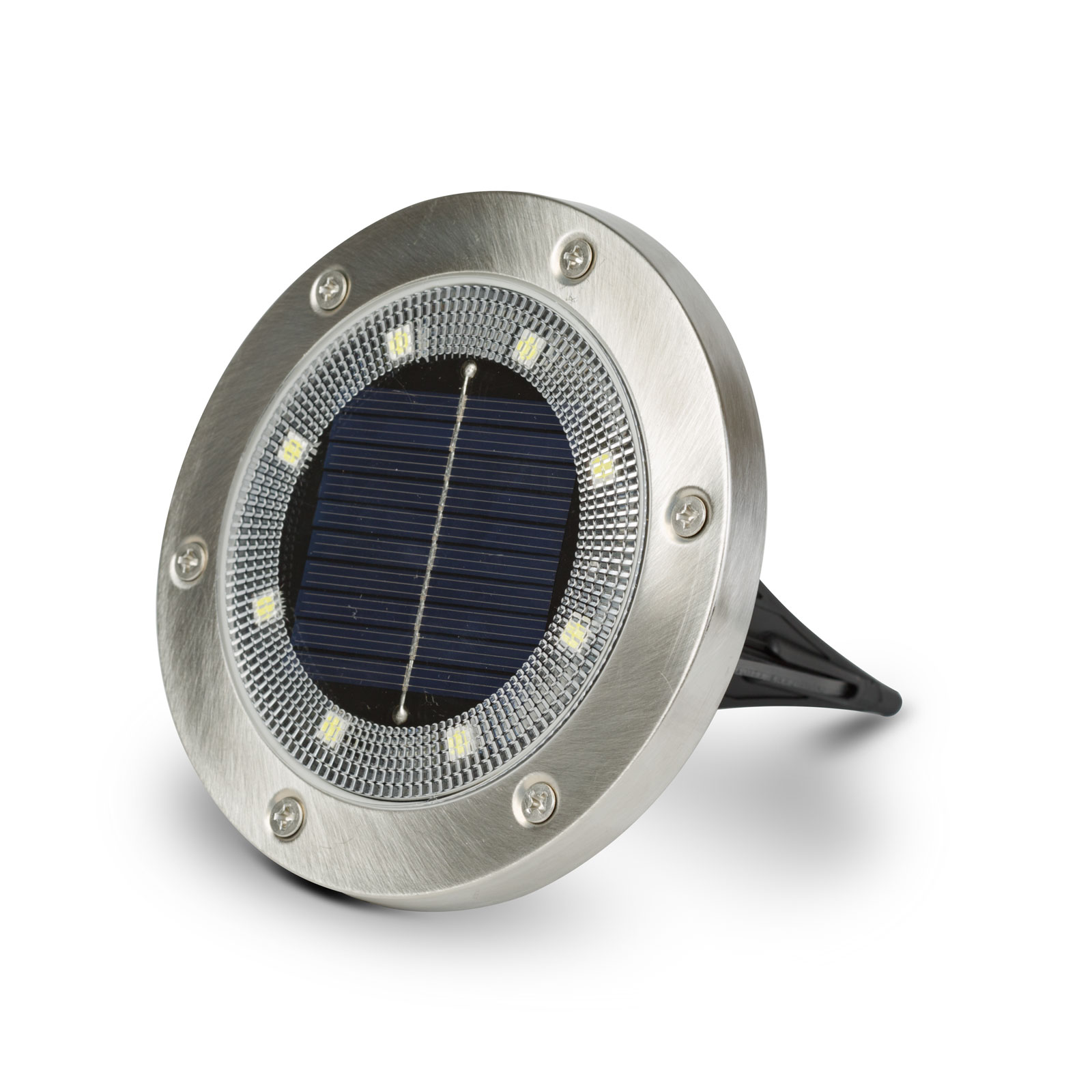 Lampa solara LED perete gradina, 12 cm, 8 LED SMD alb rece, exterior, incarcare automata IP rezisten [2]