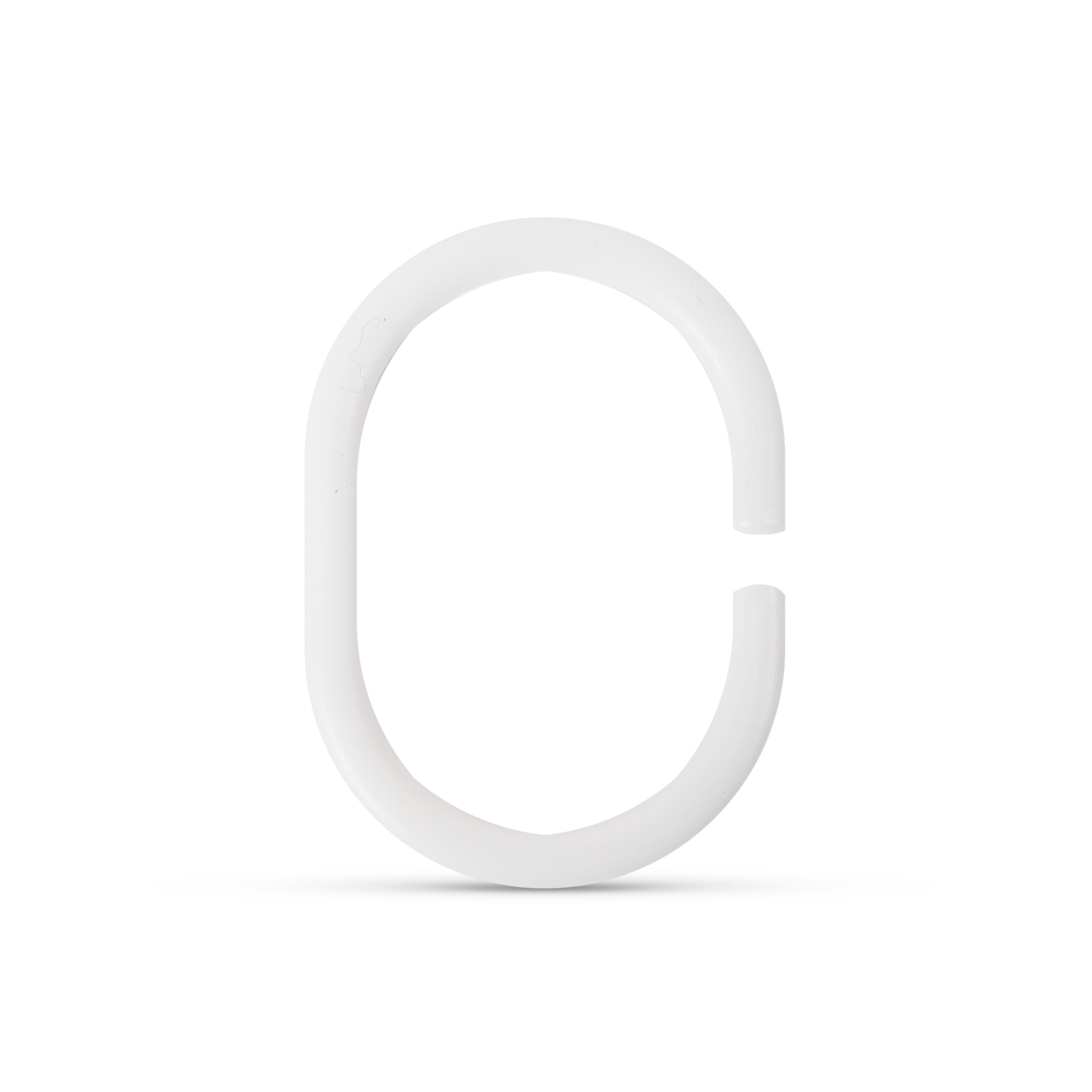 Perdea inel - plastic, oval - 12 bucati / ambalaj [2]