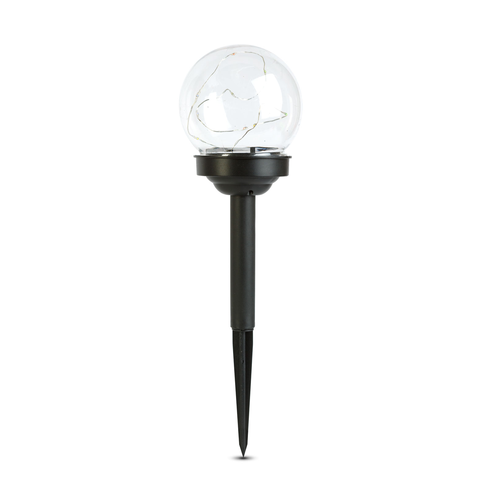 Lampa solara LED sferica colorata, cu tarus, iluminat gradina, aprindere automata, decor exterior [2]