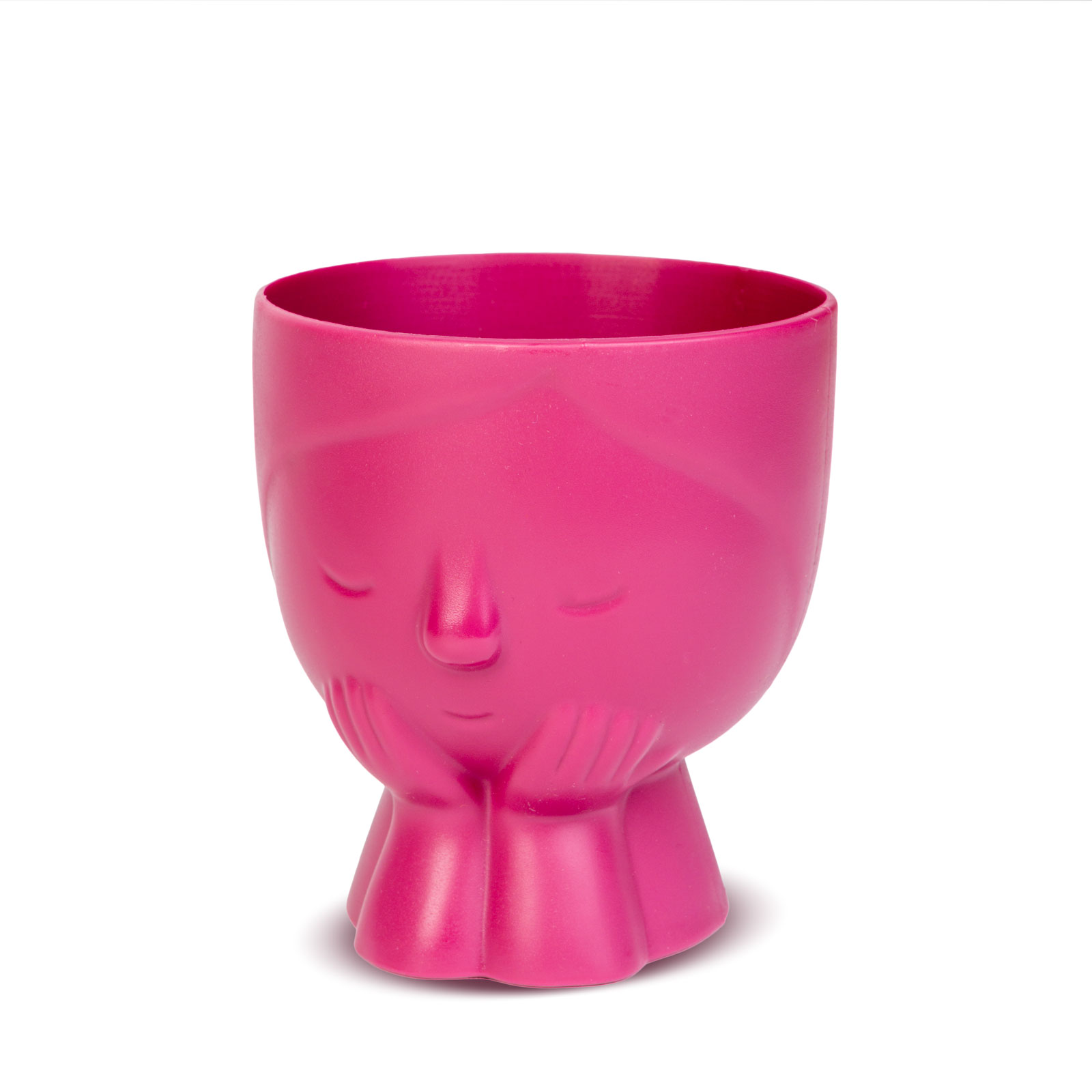 Ghiveci decorativ fata 10 cm, 5 culori pastel, pentru plante sau depozitare, decor interior [2]